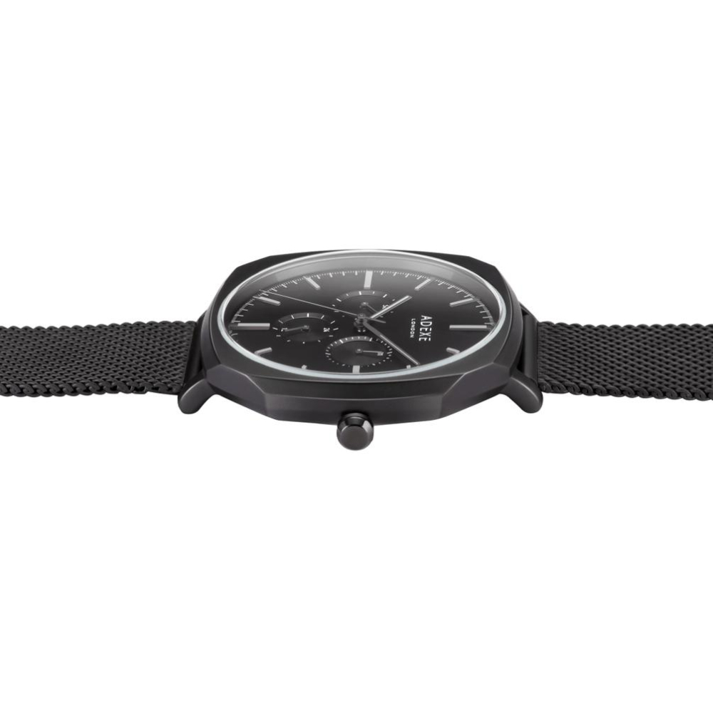 🌞[現貨]英國代購 ADEXE手錶 Leicester磨砂黑質感男錶42mm 情人節禮物-細節圖3