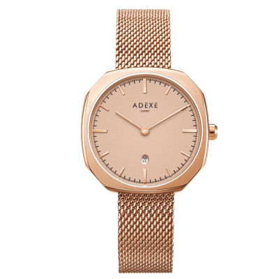 🌞[現貨]英國代購 ADEXE手錶 Hanover square 32mm玫瑰金女錶 情人節禮物 八角形方錶