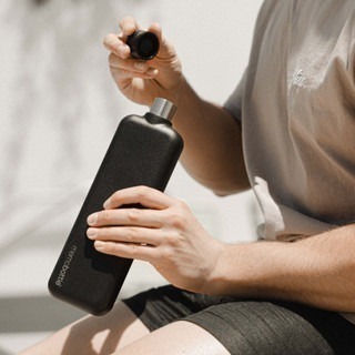 🌞[現貨] 澳洲 memobottle 不鏽鋼筆記本薄型水壺 筆記本水瓶 質感交換禮物-細節圖3