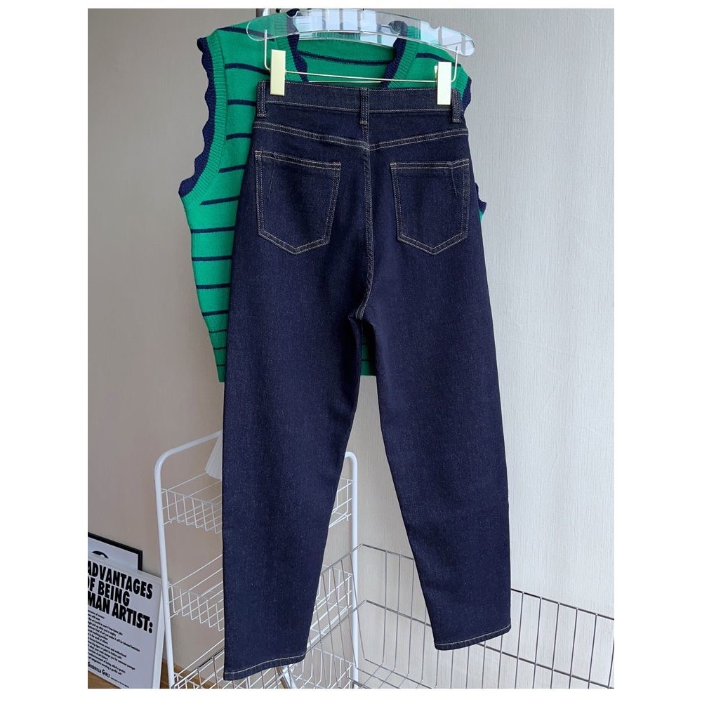 夏季薄款「彈力哈倫九分褲」-細節圖5