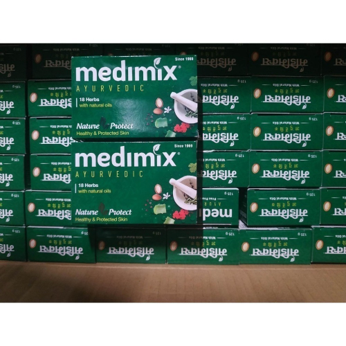 [🈶現貨] 印度 Medimix 皇室 草本深綠 肥皂 125g / 單入 有效期限2026 香皂