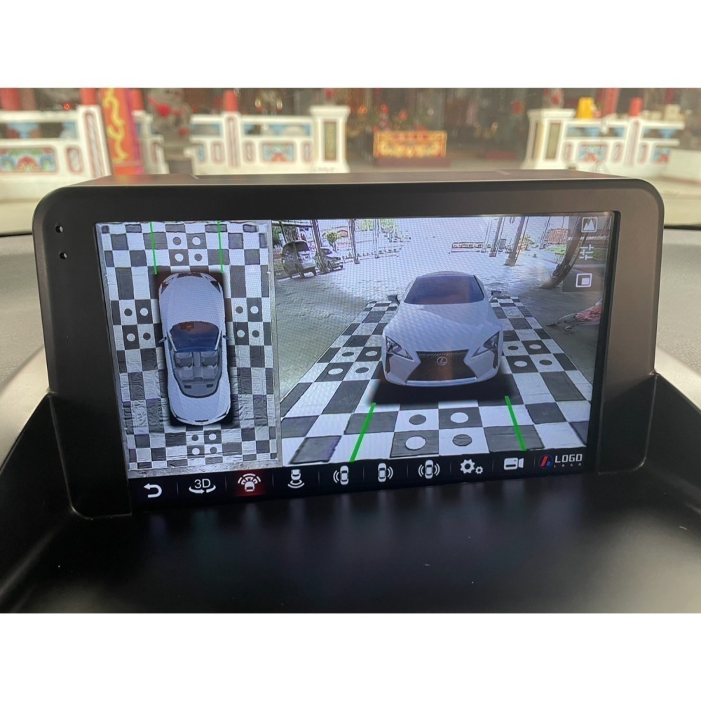 車用平板 車用360環景機頂配款導航carplay八核心12G超高速運行 ahd1080P超清鏡頭 可刷卡分期保固一年-細節圖5