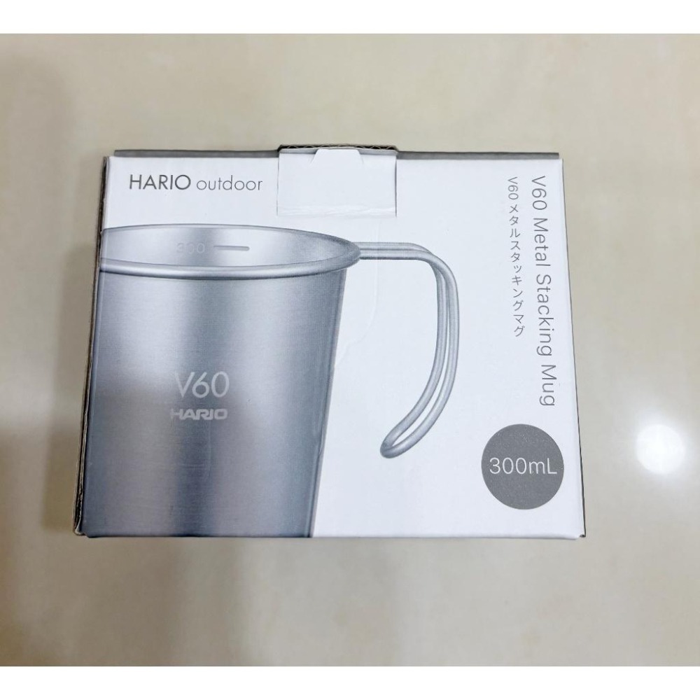全新!現貨! HARIO O-VSM-30 露營登山用金屬不鏽鋼堆疊杯 (320ml)-細節圖2