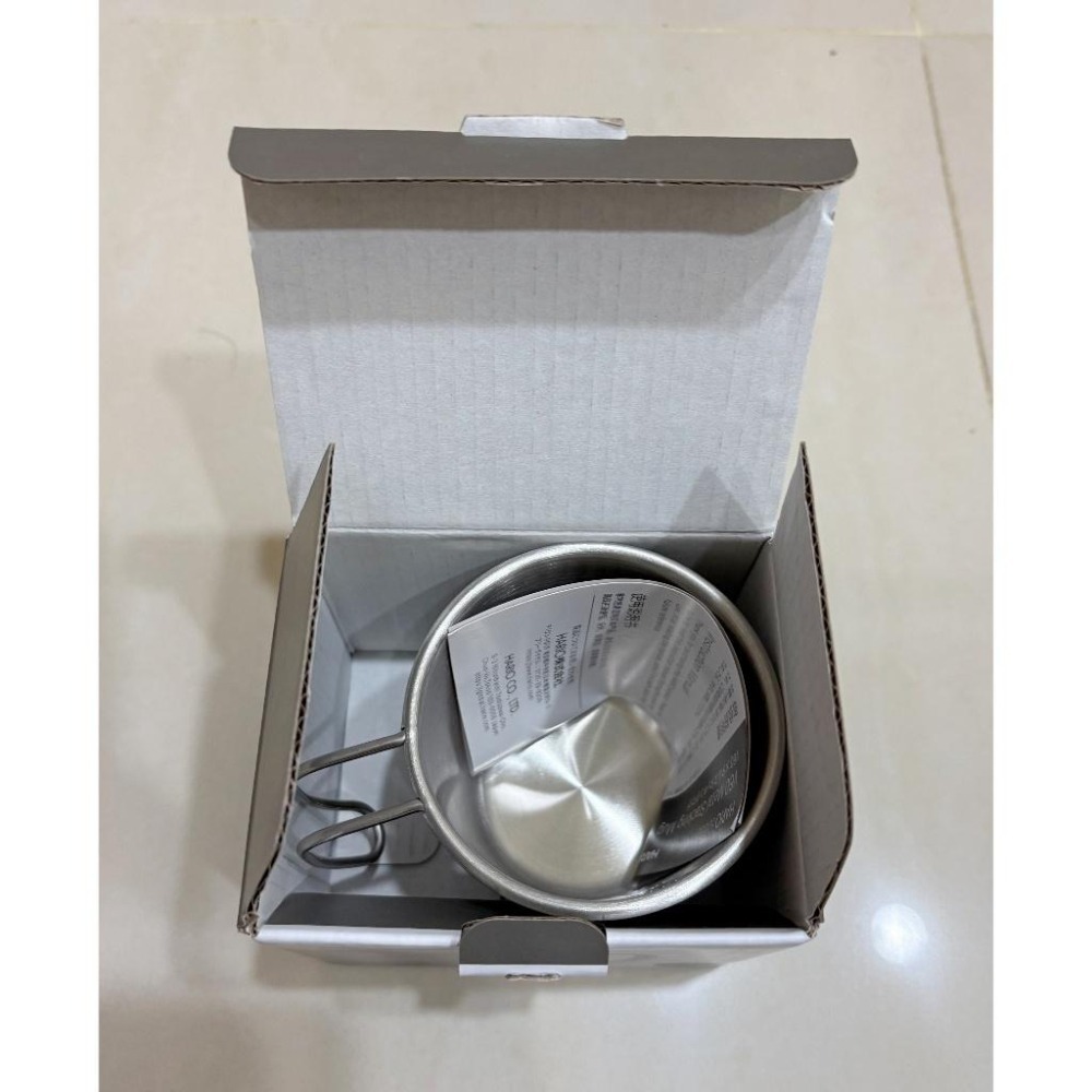 全新!現貨! HARIO O-VSM-30 露營登山用金屬不鏽鋼堆疊杯 (320ml)-細節圖5