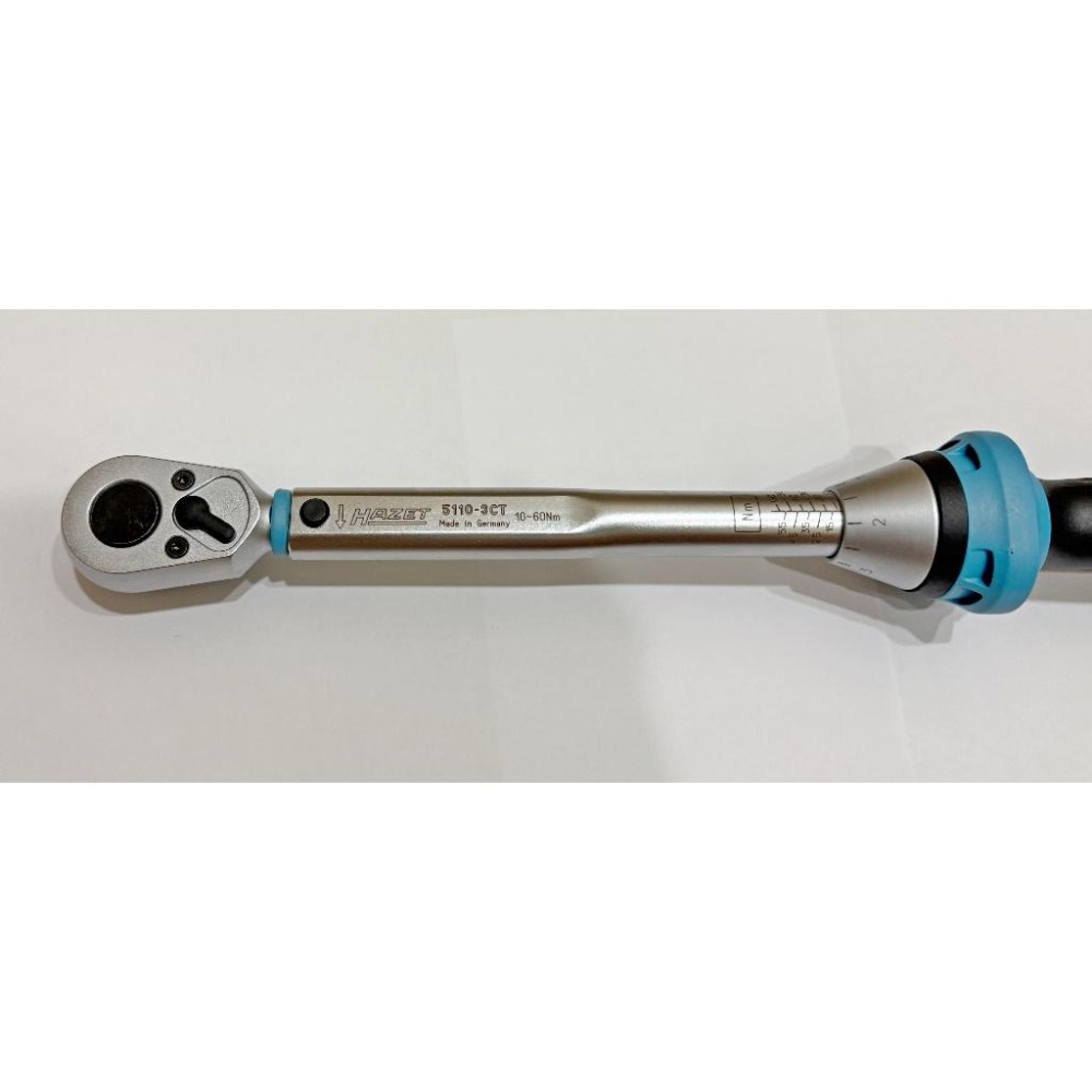 全新!現貨! HAZET 5110-3CT 10-60Nm 3/8＂三分扭力扳手 精度3% 德國製-細節圖3