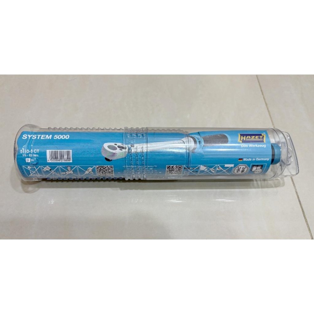 全新!現貨! HAZET 5110-3CT 10-60Nm 3/8＂三分扭力扳手 精度3% 德國製-細節圖5