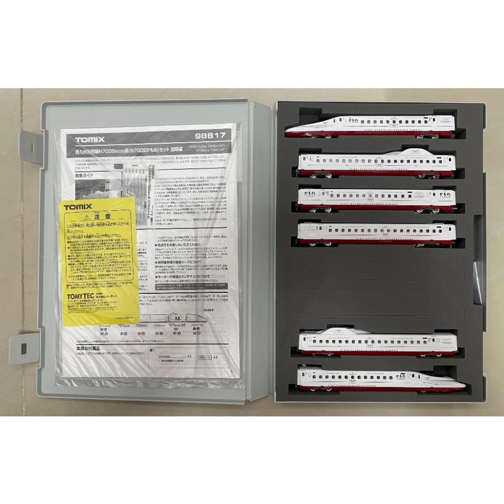 全新!現貨! TOMIX 98817 JR 西九州新幹線N700S-8000系 Kamome海鷗號 (6輛)-細節圖2