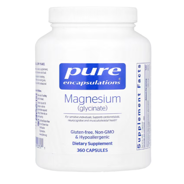Pure Encapsulations 甘氨酸鎂 120 毫克 膠囊 委任代購-細節圖3