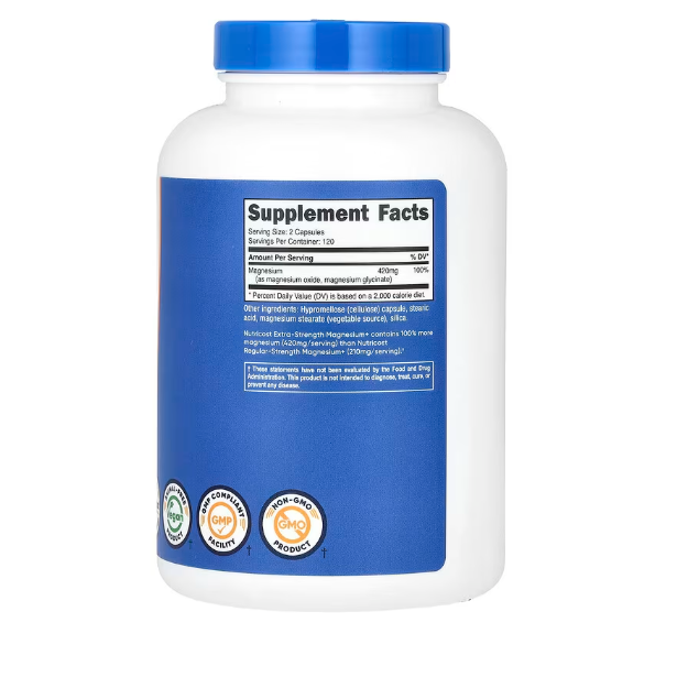 Nutricost Magnesium Glycinate 鎂+ 特強型 甘氨酸鎂 210毫克 委任代購-細節圖2