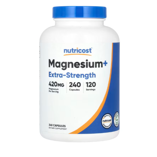 Nutricost Magnesium Glycinate 鎂+ 特強型 甘氨酸鎂 210毫克 委任代購-規格圖3