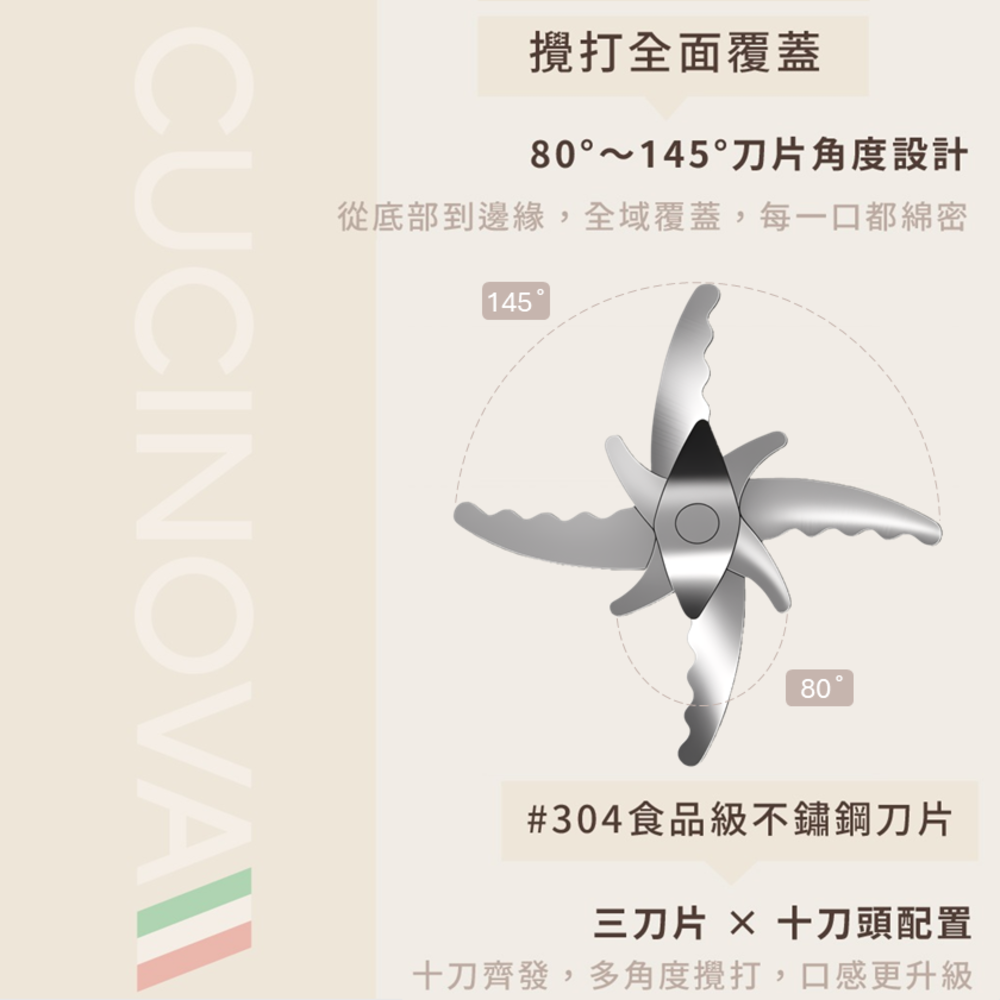 【CUCINOVA 酷膳師】豆漿膳食調理機｜超靜音BLDC無刷馬達｜多合一功能｜雙層防護｜聰明料理｜新品上市｜免運🔥-細節圖5
