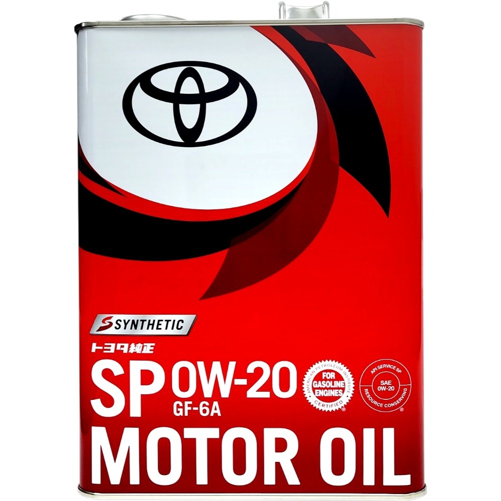『油夠便宜』(可刷卡)TOYOTA SP Motor Oil 合成機油系列 4L-規格圖9