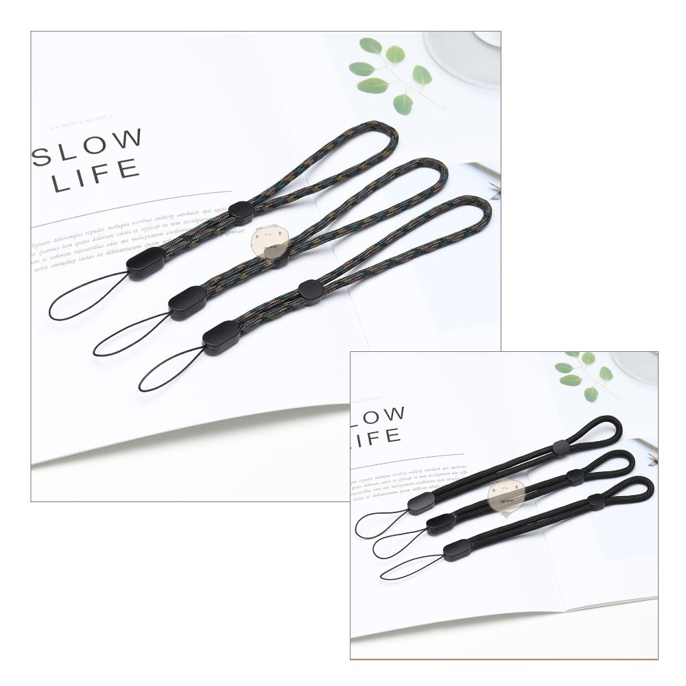 【蘿莉爸】手機、Gopro、相機、隨身碟用 可調節 純棉編織吊繩 手腕帶 掛繩 防丟繩-細節圖5