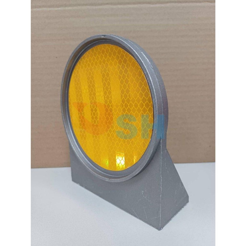 【L型鑄鋁導標】反光標記/反光板/鑽石貼/導標/二孔/反光片/3M鑽石貼紙-細節圖2