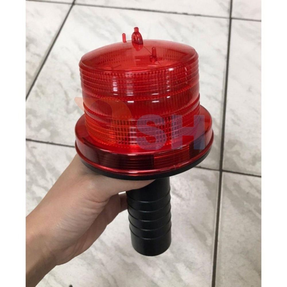 【哈雷警示燈B款】超商限12支-不含1號電池/手把式警示燈/工地警示燈/三角錐燈/小哈雷/施工燈/哈雷燈-細節圖2