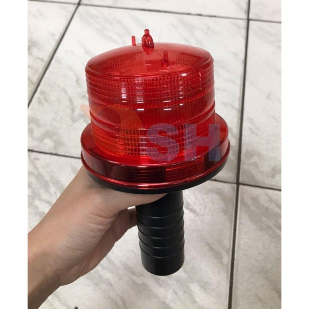 【哈雷警示燈B款】超商限12支-不含1號電池/手把式警示燈/工地警示燈/三角錐燈/小哈雷/施工燈/哈雷燈-細節圖2