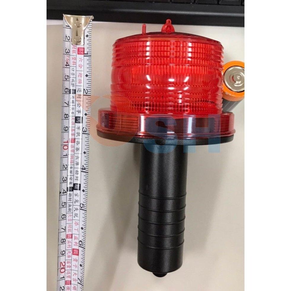 【哈雷警示燈B款】超商限12支-不含1號電池/手把式警示燈/工地警示燈/三角錐燈/小哈雷/施工燈/哈雷燈-細節圖3