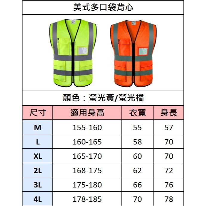 【美式多口袋背心】美式多口袋背心/美式背心 / 斜紋布 / 網洞布/多口袋反光背心/ 工地背心-細節圖2