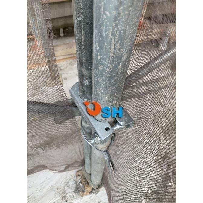【八字扣】🚚超商12個/電鍍/冷鍍/1.2＂*1.2＂/活扣緊結/鷹架專用用品/鷹架活扣/欄桿扣-細節圖3