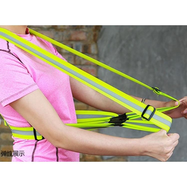 🔥熱銷款🔥【伸縮活扣背心】高彈力/可調/伸縮/反光背心/鬆緊帶背心/彈力背帶/夜跑/織帶背心/工地/工程施工-細節圖2