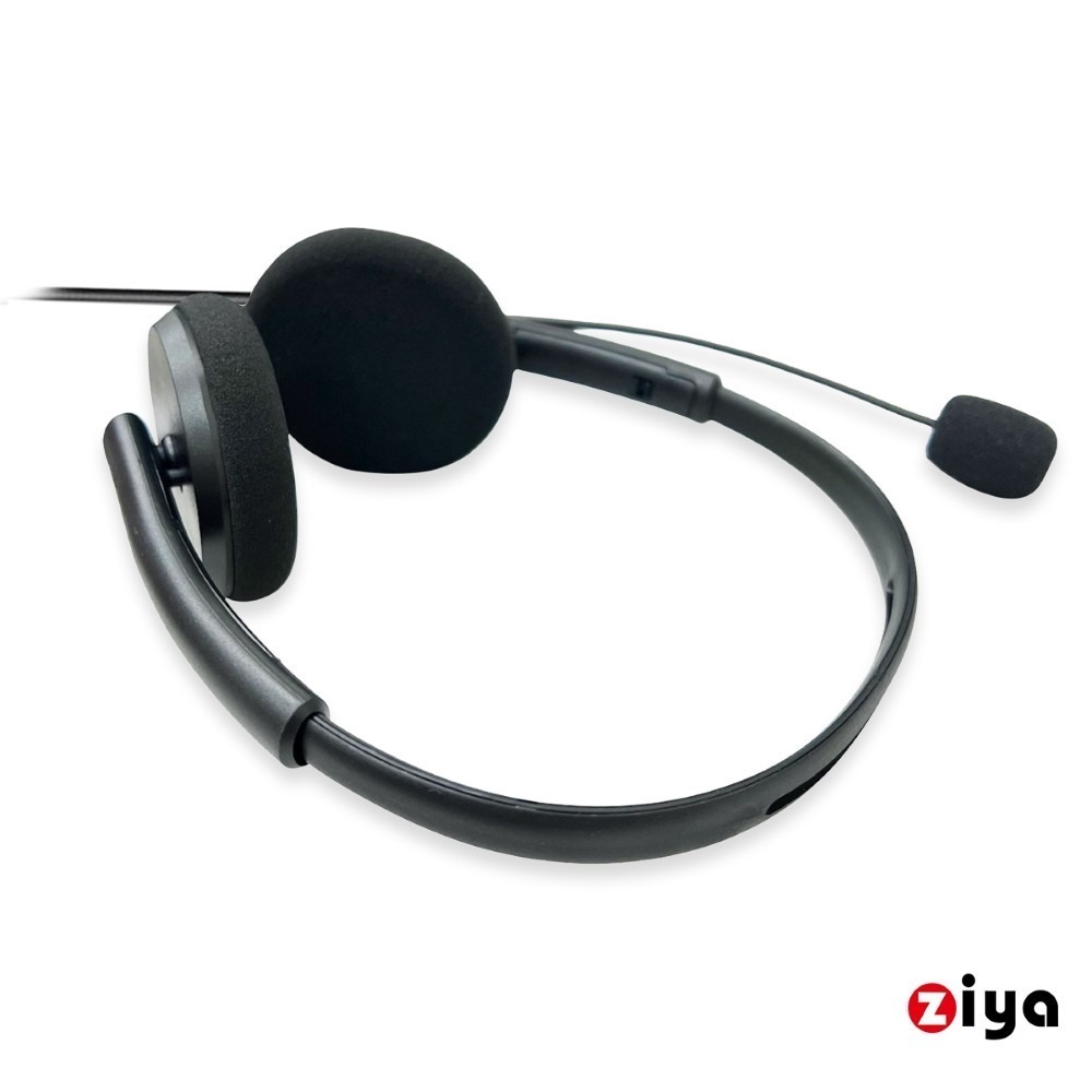 [ZIYA] 辦公商務專用 頭戴式耳機 附麥克風 雙耳 USB 插頭/介面 流暢互動款-細節圖4