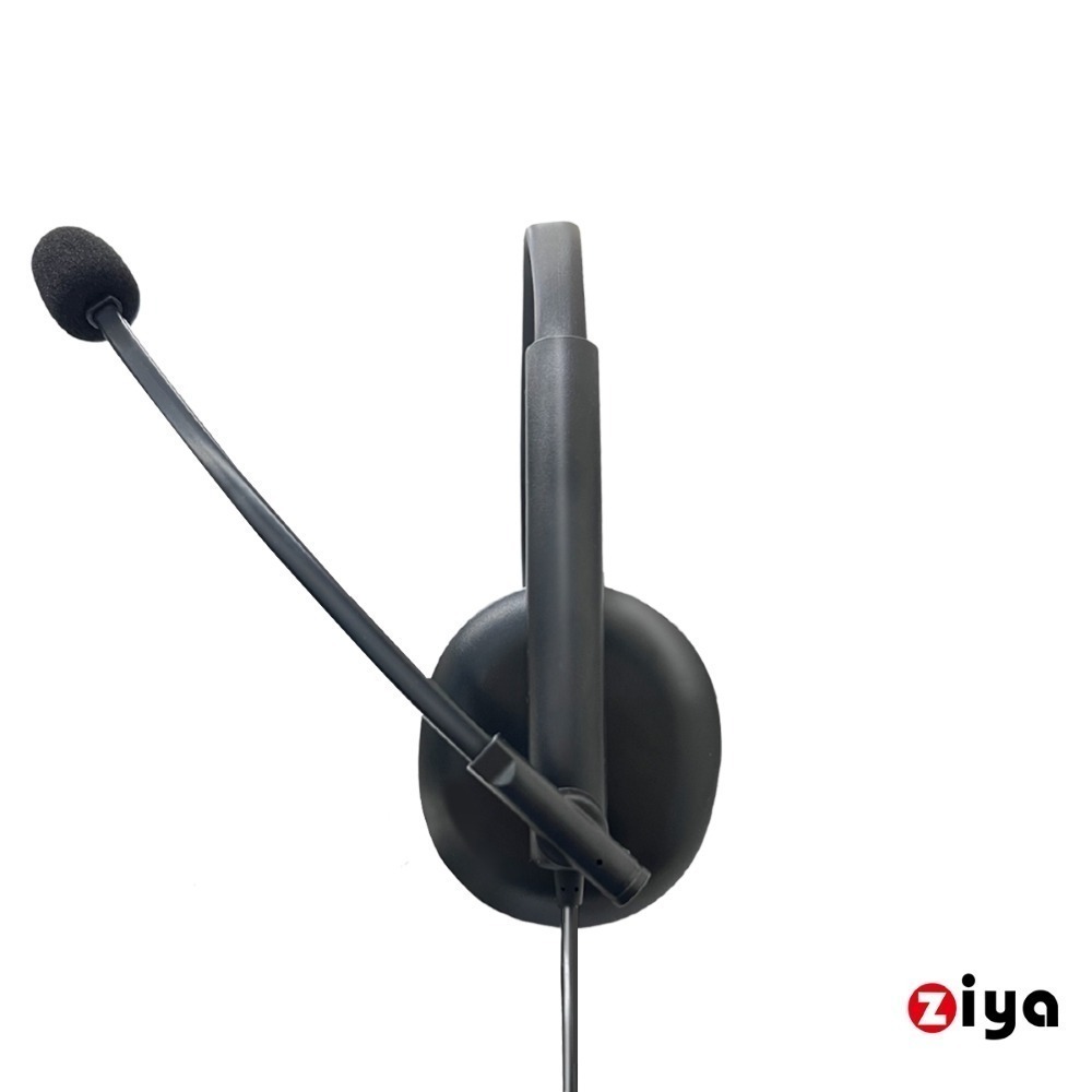 [ZIYA] 辦公商務專用 頭戴式耳機 附麥克風 雙耳 3.5mm 單插頭/介面 敏捷互動款-細節圖2