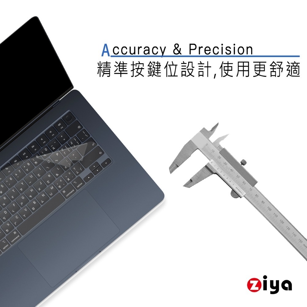 [ZIYA] Apple MacBook Air13/Air15 /Pro14/Pro16 鍵盤保護膜 環保矽膠材質-細節圖4
