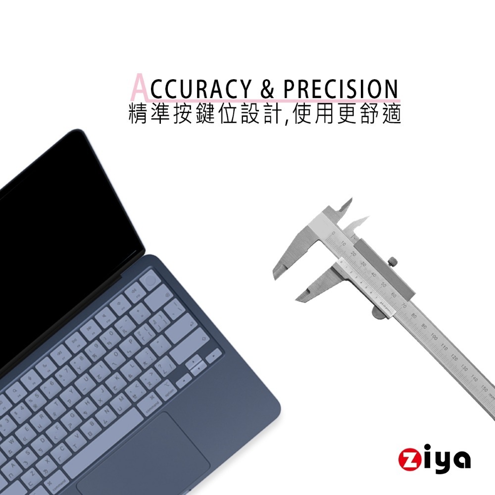 [ZIYA] Apple Macbook Neo Touch ID 鍵盤保護膜 TPU材質 清透絢麗色系-細節圖4