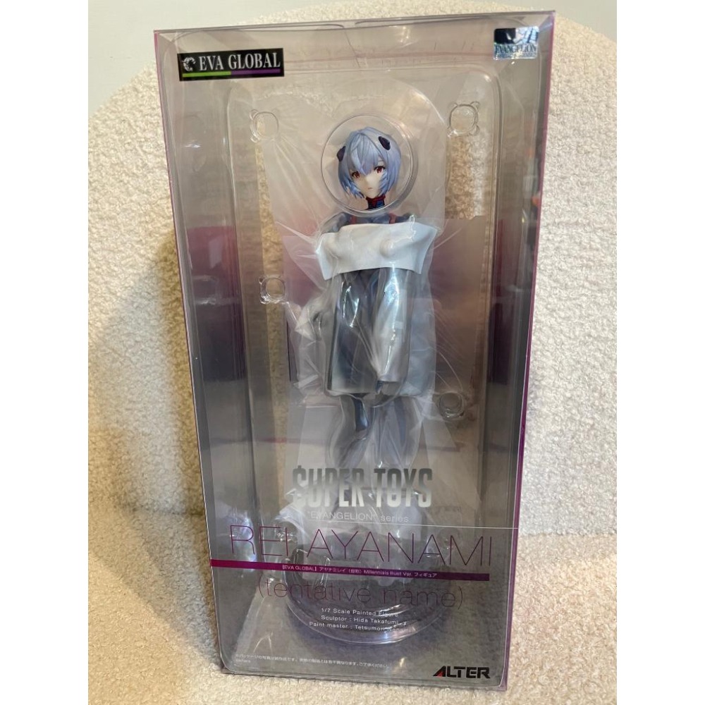 《$uper Toys》ALTER 1/7 EVA GLOBAL 福音戰士新劇場版 綾波零 公仔 米山舞 pvc-細節圖2