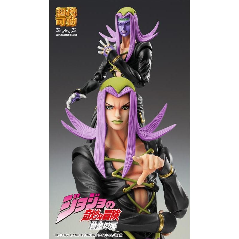《$uper Toys》全新 超像可動 JOJO的奇妙冒險 第五部 黃金之風 特莉休 阿帕基 特里休 烏納 黑色 公仔-細節圖6