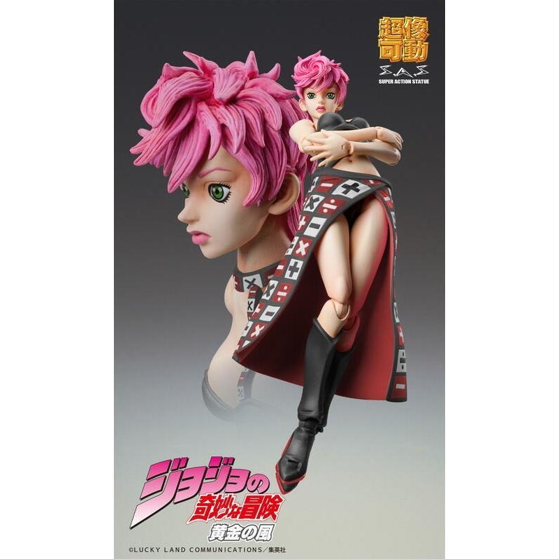 《$uper Toys》全新 超像可動 JOJO的奇妙冒險 第五部 黃金之風 特莉休 阿帕基 特里休 烏納 黑色 公仔-細節圖9