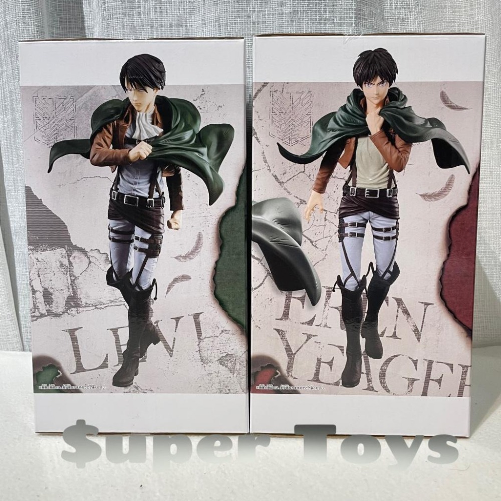 《$uper Toys》全新 日版 景品 進擊的巨人 Grandista 艾連 葉卡 兵長 里維 阿卡曼 公仔 模型-細節圖2