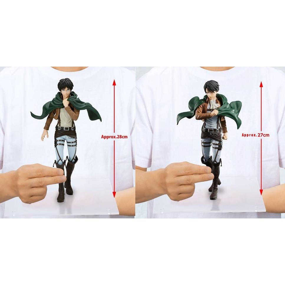 《$uper Toys》全新 日版 景品 進擊的巨人 Grandista 艾連 葉卡 兵長 里維 阿卡曼 公仔 模型-細節圖3