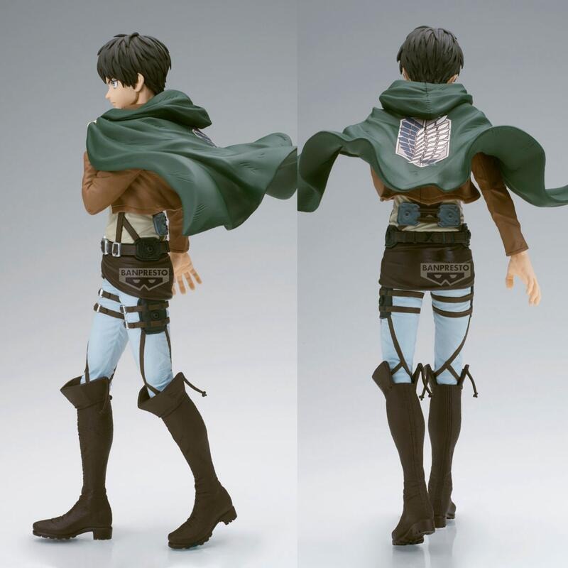 《$uper Toys》全新 日版 景品 進擊的巨人 Grandista 艾連 葉卡 兵長 里維 阿卡曼 公仔 模型-細節圖4