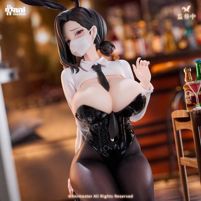 《$uper Toys》全新 特典版 大漫匠 K pring 原畫 東灘 兔女郎 1/6 完成品 公仔 PVC-細節圖3