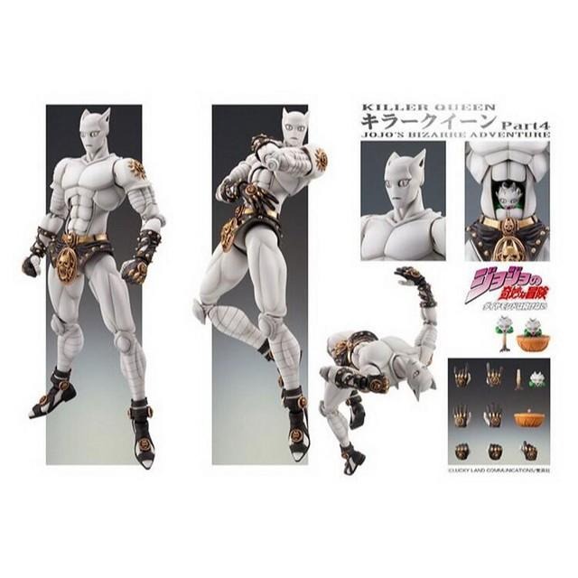 《$uper Toys》全新 jojo的奇妙冒險 JOJO 超像可動 吉良吉影 殺手皇后 不滅鑽石 可動 公仔-細節圖3