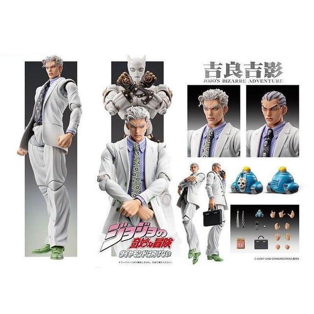 《$uper Toys》全新 jojo的奇妙冒險 JOJO 超像可動 吉良吉影 殺手皇后 不滅鑽石 可動 公仔-細節圖4