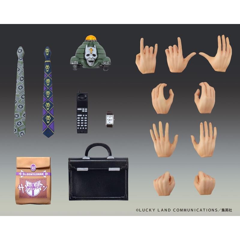 《$uper Toys》全新 JoJo的奇妙冒險 JOJO 不滅鑽石 超像可動 BIG 吉良吉影 殺手皇后 可動 公仔-細節圖8
