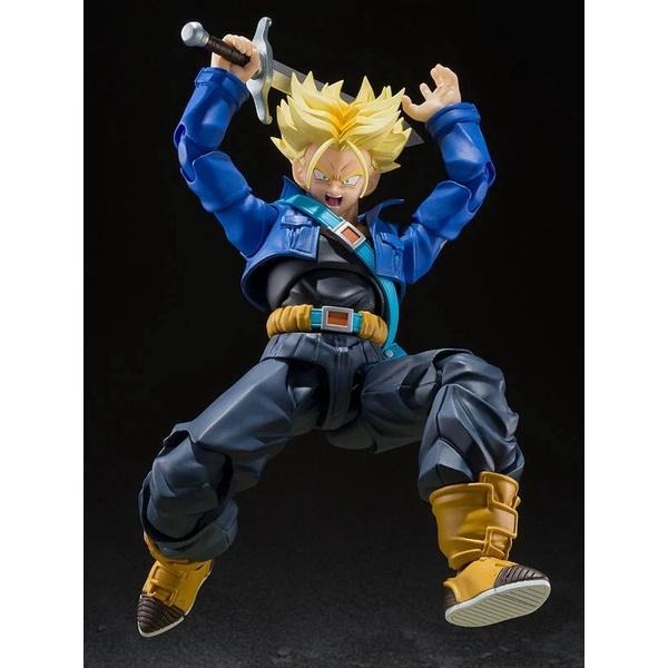 《$uper Toys》全新 shf 特南克斯 七龍珠Z 超級賽亞人 來自未來的少年 公仔 可動 人偶 模型-細節圖4