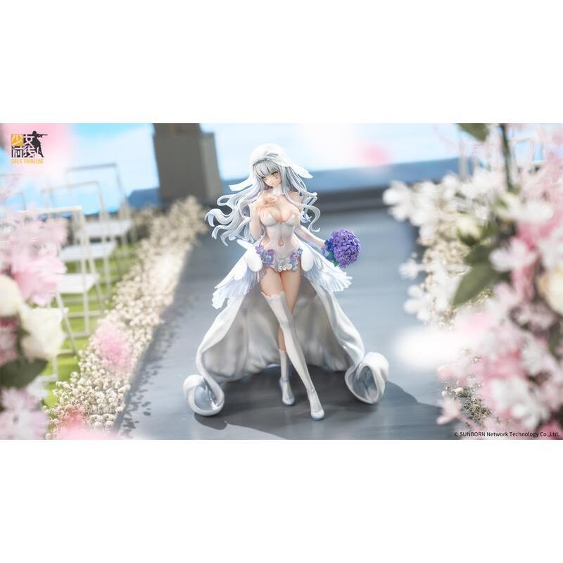 《$uper Toys》全新特價 APEX 少女前線 HK416 月引同心 1/7 PVC 可露凱 公仔 婚紗 416-細節圖5