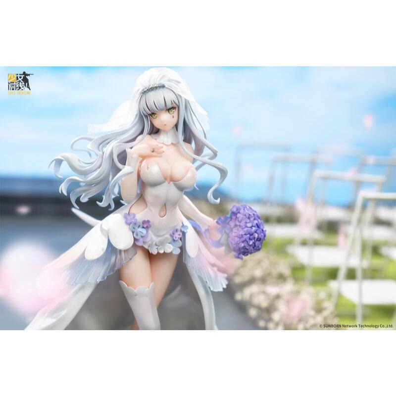 《$uper Toys》全新特價 APEX 少女前線 HK416 月引同心 1/7 PVC 可露凱 公仔 婚紗 416-細節圖6