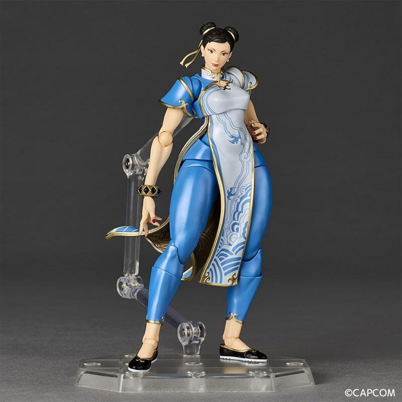 《$uper Toys》全新 海洋堂 驚奇 山口式 快打旋風6 街頭霸王6 春麗 可動 公仔 模型 人偶-細節圖2