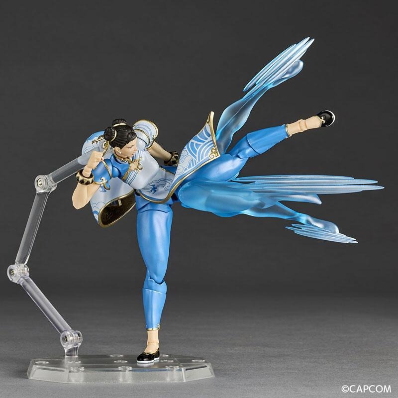 《$uper Toys》全新 海洋堂 驚奇 山口式 快打旋風6 街頭霸王6 春麗 可動 公仔 模型 人偶-細節圖3