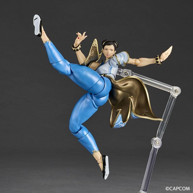 《$uper Toys》全新 海洋堂 驚奇 山口式 快打旋風6 街頭霸王6 春麗 可動 公仔 模型 人偶-細節圖4