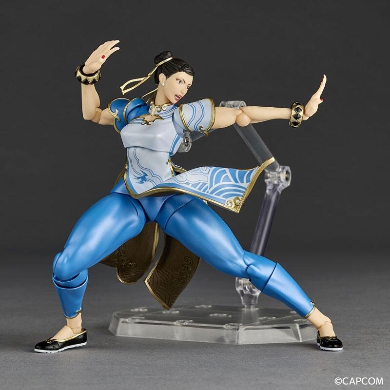 《$uper Toys》全新 海洋堂 驚奇 山口式 快打旋風6 街頭霸王6 春麗 可動 公仔 模型 人偶-細節圖5