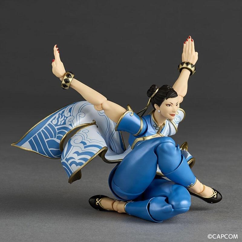 《$uper Toys》全新 海洋堂 驚奇 山口式 快打旋風6 街頭霸王6 春麗 可動 公仔 模型 人偶-細節圖6