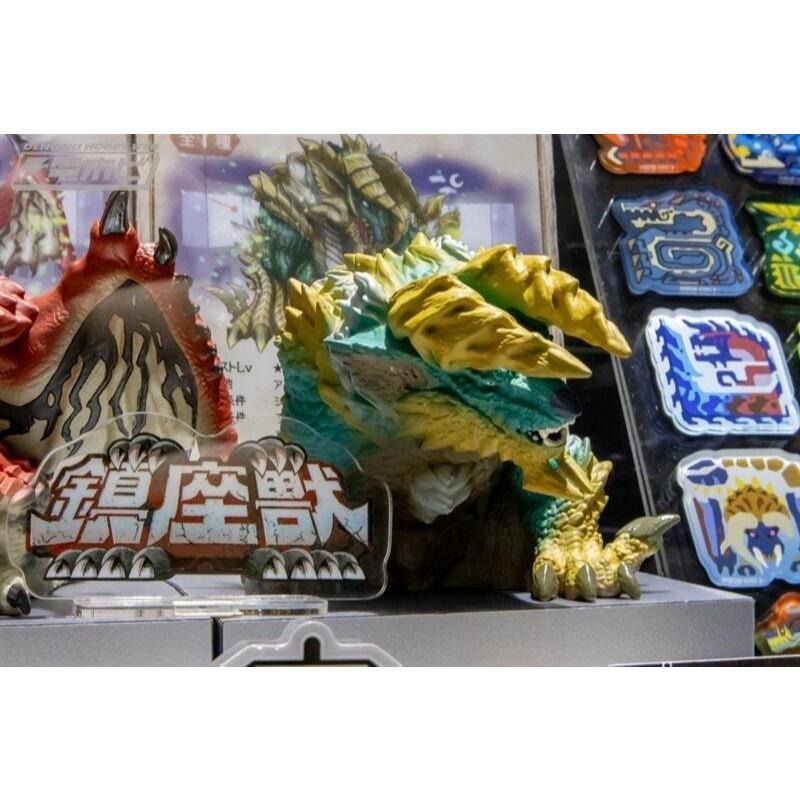 《$uper Toys》全新現貨 萬代 景品 魔物獵人 鎮座獸 激闘 雄火龍利奧雷烏斯 雄火龍 雷狼龍 軟膠 公仔-細節圖3