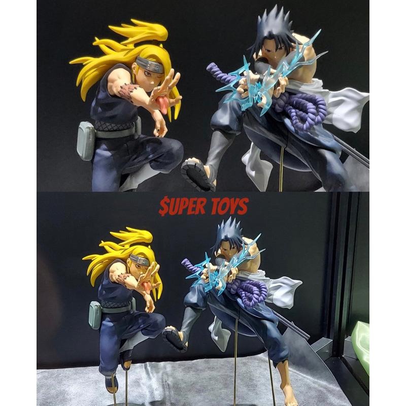 《$uper Toys》全新 景品 火影忍者疾風傳 VIBRATION STARS 宇智波佐助&迪達拉 地達羅 公仔-細節圖3