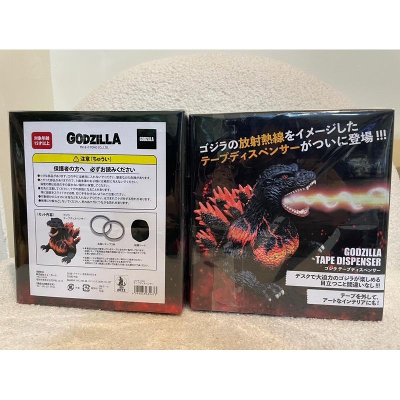 《$uper Toys》全新現貨 日版 商店限定 平成 紅蓮哥吉拉 1995 膠帶台 膠台 周邊 模型 公仔 哥吉拉-細節圖2