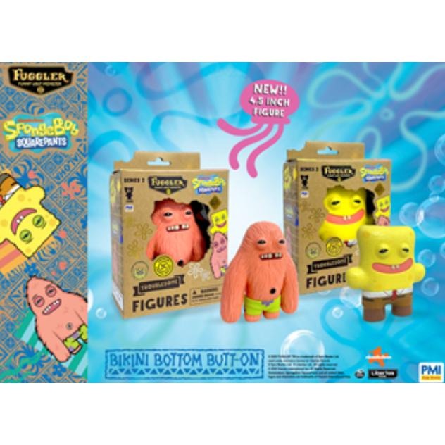 《$uper Toys》全新 正版 特典 FUGGLER 放克 牙寶 海綿寶寶 4.5吋 公仔 模型 派大星 吊飾-細節圖2